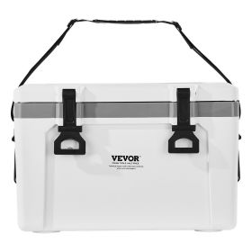 Portable Cooler, 26 QT Hard Cooler with Ice Retention, Heavy-Duty Handles and Strap, Lightweight Rigid Material Insulated Portable Cooler